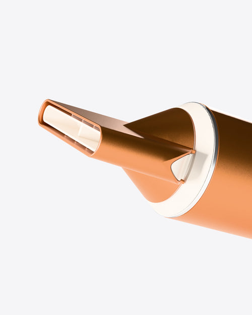 Close-up of the cup on the Gold HandsFreeDryer.